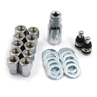 Thumbnail for Race Star Pro Forged Open End Deluxe Lug Kit 12mm x 1.5mm Open .50in. Shank 13/16in Head - Set of 10