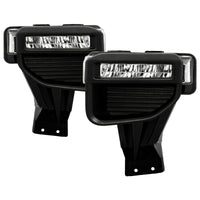 Thumbnail for Spyder 20-22 Ford F250/F350 Super Duty OEM Full LED Fog Lights W/ Switch - Clear