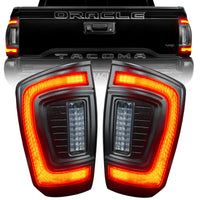 Thumbnail for Oracle Lighting 16-23 Gen 3 Toyota Tacoma Black Series Flush Style LED Tail Lights SEE WARRANTY