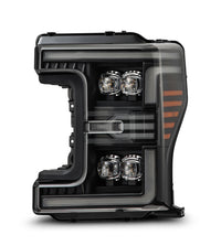 Thumbnail for AlphaRex 17-19 Ford F-250/350/450 SD NOVA-Series LED Proj Headlights Alpha-Bk w/Acv Light SS & SBDRL