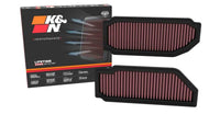 Thumbnail for K&N 22-23 Mercedes Benz SL55 AMG V8 4.0L Replacement Air Filters (2 Per Box)
