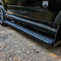 Thumbnail for Westin Grate Steps Running Boards 68 in - Textured Black