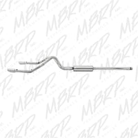 Thumbnail for MBRP 14 Chevy/GMC 1500 Silverado/Sierra 4.3L V6/5.3L V8 Dual Split Rear T409 3in Cat Back Exhaust