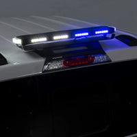 Thumbnail for Putco 24In Universal 24In Tri Color Hornet Light (Amber/Blue/White) - LED Stealth Rooftop Strobe Bar