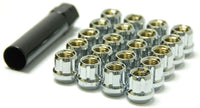 Thumbnail for Wheel Mate Muteki Open End Lug Nuts - Chrome 12x1.50