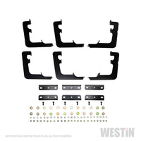 Thumbnail for Westin 19 Ram 1500 Quad/Crew Cab (Ex. Classic) Premier Oval Nerf Step Bar Mount Kit - Black