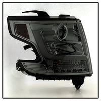 Thumbnail for Spyder Chevy Tahoe / Suburban 2015 -2016 Projector Headlights - DRL LED - Smoke PRO-YD-CTA15-DRL-SM