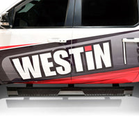 Thumbnail for Westin 19-25 RAM 1500 Crew Cab (Excl. 2019+ Classic) AT6 Running Boards - Black