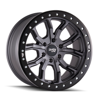Thumbnail for Dirty Life 9303 DT-1 17x9/6x139.7 BP/-12mm Offset/106mm Hub Matte Gunmetal Wheel - Beadlock