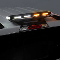 Thumbnail for Putco 24In Universal 24In Tri Color Hornet Light (Amber/Blue/White) - LED Stealth Rooftop Strobe Bar