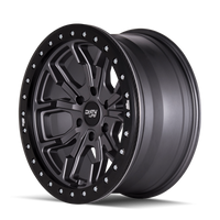 Thumbnail for Dirty Life 9303 DT-1 17x9/6x139.7 BP/-12mm Offset/106mm Hub Matte Gunmetal Wheel - Beadlock
