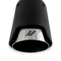 Thumbnail for Mishimoto Carbon Fiber Muffler Tip 2.5in Inlet 3.5in Outlet Polished