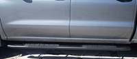 Thumbnail for Fishbone Offroad 2019+ Chevrolet Silverado 1500 Double Cab Oval Side Steps - Black Textured