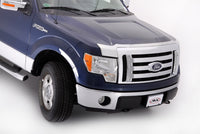 Thumbnail for AVS 09-14 Ford F-150 (Excl. Raptor) Aeroskin Low Profile Hood Shield - Chrome