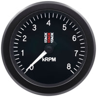 Thumbnail for Autometer Stack Sport 88mm 0-8K RPM Tachometer - Black