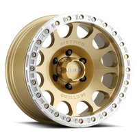 Thumbnail for Method MR105 V3 Beadlock 17x9 -38mm Offset 5x5 71.5mm CB Gold Wheel w/ BH-H24125