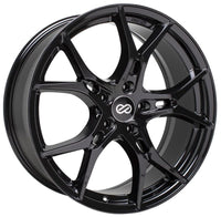 Thumbnail for Enkei Vulcan 18x8 45mm Offset 5x112 Bolt 72.6mm Bore Gloss Black Wheel