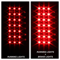 Thumbnail for Xtune Hummer H3 06-09 ( Non H3T ) LED Tail Lights Black ALT-ON-HH306-LED-BK