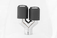 Thumbnail for MBRP Universal Carbon Fiber Dual Tip 3.5in OD/2.5in Inlet