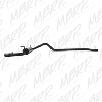 Thumbnail for MBRP 12 Jeep Wrangler/ Rubicon 3.6L Cat Back Single Rear Exit Black Exhaust