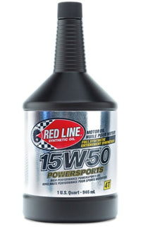 Thumbnail for Red Line 15W50 Powersports Motor Oil - Quart