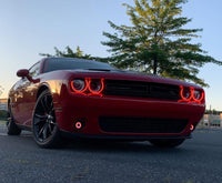 Thumbnail for Oracle 15-23 Dodge Challenger Dynamic Surface Mount Headlight Halo Kit - SEE WARRANTY