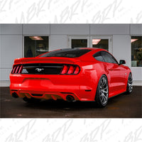 Thumbnail for MBRP 15-18 Ford Mustang EcoBoost 2.3L Black 3in Cat Back Dual Split Rear Exit (Street Version)