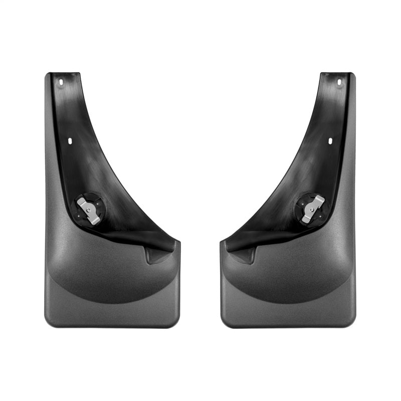 WeatherTech 21-22 Ford F-150 Raptor No Drill MudFlaps (Front + Mid + Rear Set) - Black