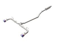 Thumbnail for aFe Takeda 2-1/2in 304 SS Cat-Back Exhaust w/ Blue Flame Tips 14-18 Mazda 3 L4 2.0L/2.5L