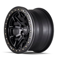 Thumbnail for Dirty Life 9303 DT-1 20x9 / 6x135 BP / 12mm Offset / 87.1mm Hub Matte Black Wheel - Beadlock