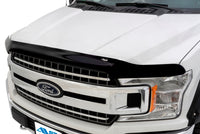 Thumbnail for AVS 08-10 Ford F-250 (Behind Grille) Bugflector Deluxe 3pc Medium Profile Hood Shield - Smoke