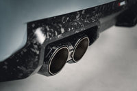 Thumbnail for Akrapovic BMW M2 Coupe (G87) Tail Pipe Set - Chopped Carbon