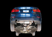 Thumbnail for AWE Tuning BMW F30 320i Touring Exhaust & Performance Mid Pipe - Chrome Silver Tip (102mm)
