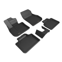 Thumbnail for 3D MAXpider 2024+ Mini Countryman (non-SE) Kagu 1st and 2nd Row Floormats - Black