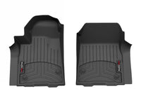 Thumbnail for WeatherTech 2024 Chevrolet Silverado EV Front FloorLiner for Vinyl Floors - Black