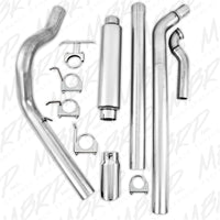Thumbnail for MBRP 1994-1997 Ford F-250/350 7.3L Turbo Back Single Side Off-Road (Aluminized downpipe)