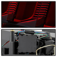Thumbnail for Spyder 05-09 Ford Mustang (Red Light Bar) LED Tail Lights - Smoke ALT-YD-FM05V3-RBLED-SM