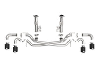 Thumbnail for aFe MACH Force-Xp 3in to 2-1/2in 304SS Cat-Back (No Muff.) 2020 Chevy Corvette (C8) 6.2L - Black Tip