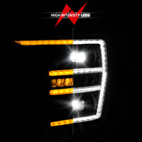Thumbnail for Anzo 21-23 Ford F150 LED Projector Headlight w/Switchback+Sequential - Black (Driver Side Only)