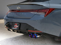 Thumbnail for aFe Takeda 21-25 Hyundai Elantra 1.6L (t) 3in. SS Axle-Back Exhaust System w/Blue Flame Tips