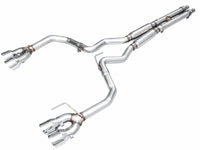 Thumbnail for AWE 2024 Ford Mustang GT Fastback S650 RWD Track Edition Catback Exhaust w/ Quad Chrome Silver Tips