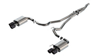 Thumbnail for Borla 2024 Ford Mustang 2.3L Ecoboost ATAK Catback Exhaust CF BA w/ Quad Tips - Non-Active