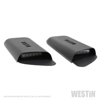 Thumbnail for Westin 18-20 Jeep Wrangler JL 2dr LED Hood Scoops - Textured Black
