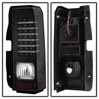 Thumbnail for Xtune Hummer H3 06-09 ( Non H3T ) LED Tail Lights Black ALT-ON-HH306-LED-BK