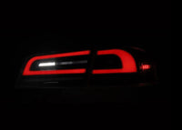 Thumbnail for AlphaRex 12-21 Tesla Model S LUXX-Series LED Tail Lights - Black/Red