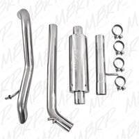 Thumbnail for MBRP 2007-2009 Jeep Wrangler (JK) 3.8L V6 4 dr Off-Road Tail Pipe Muffler before Axle
