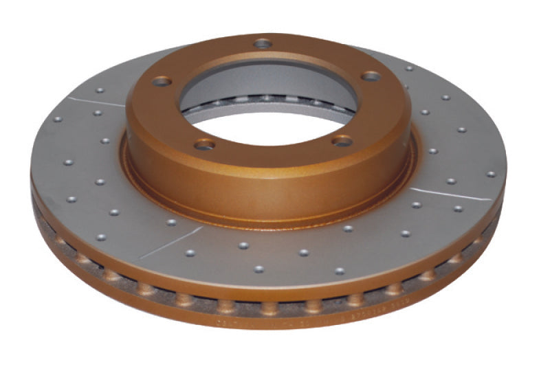 DBA 98-05 Lexus LX 470 / 98+ Toyota Landcruiser 100 Series Front Drilled & Slotted 4000 Series Rotor