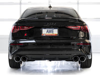 Thumbnail for AWE 22-24 Audi 8Y S3 Track Edition Exhaust  - Chrome Silver Tips