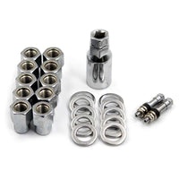 Thumbnail for Race Star Pro Forged Lug Kit 1/2in. Open .50in. Shank 13/16in. Head (1.063in.OD Washer) - Set of 10