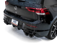 Thumbnail for AWE MK8 Volkswagen Golf R 3in Track Edition Quad Exhaust - Diamond Black Tips